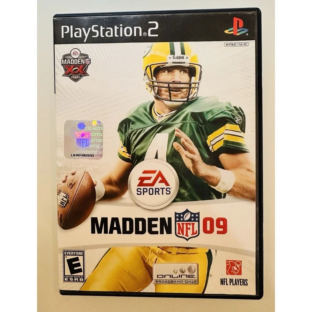 PlayStation 2 PS2 5 Game Lot - Madden NFL 09/ NBA Ballers/ Tiger Woods/Pinball